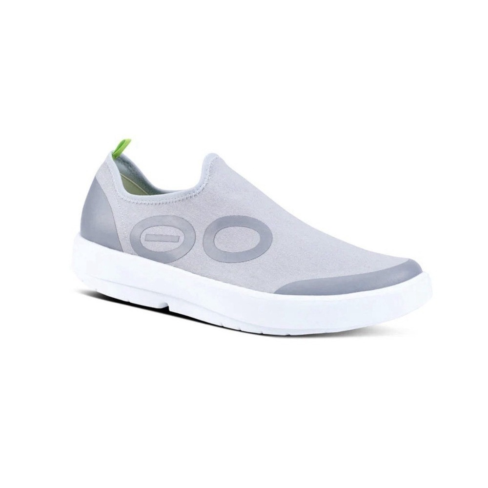 Oofos‎ OOmg eeZee Men's Size 11 Gray Comfort Slip On Recovery Sneakers Shoes